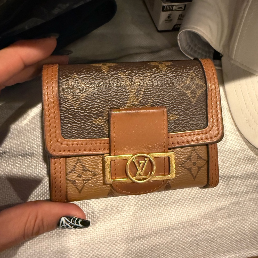 Louis Vuitton Dauphine Monogram Brown and Tan Wallet
